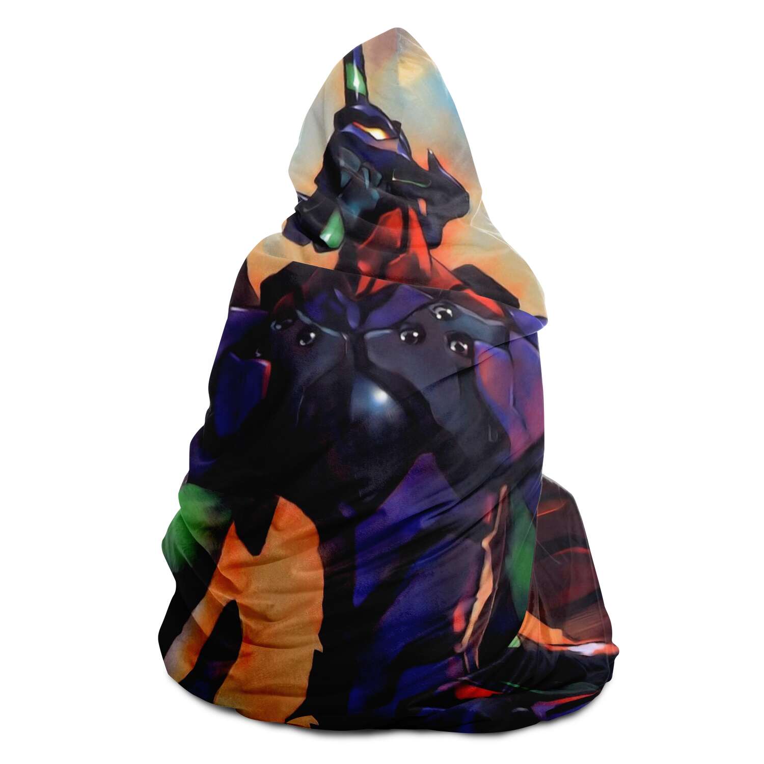 60f8a2627dc050e37cdd8b1b0e9fe6d8 hoodedBlanket view5 - Evangelion Store