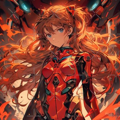 Asuka Langley Soryu Scarlet Storm Of Neon Genesis Evangelion Tote Bag Official Cow Anime Merch