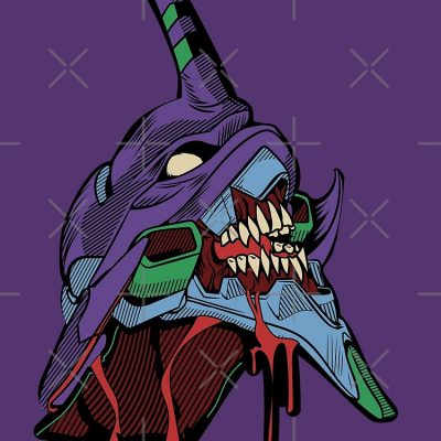 Evangelion 01 Head Tote Bag Official Cow Anime Merch